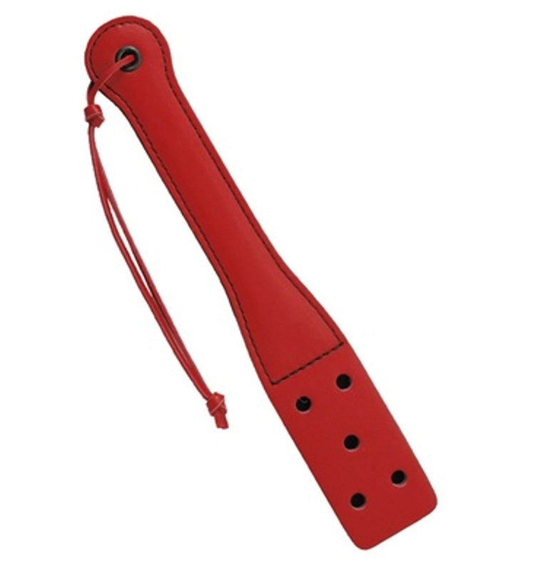 12 Inch Slapper Red With Holes - - Paddles And Slappers