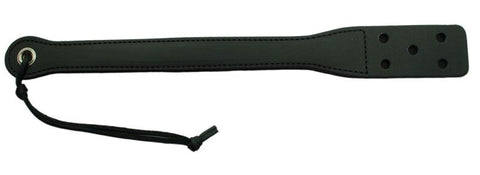 18 Inch Long Black Leather Slapper - Paddles And Slappers