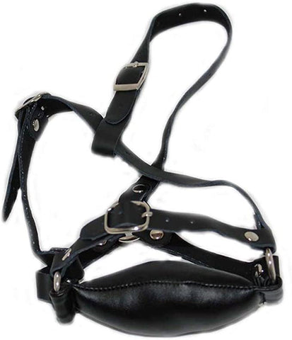 Bound for Pleasure Bit Gag Leather - Bondage Gags and Bits