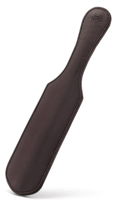 Coco de Mer Brown Leather Paddle - - Paddles And Slappers