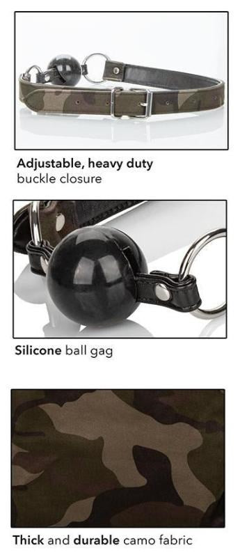 Colt Camo Ball Gag - - Bondage Gags and Bits