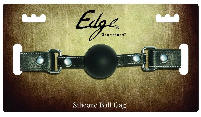 Edge Silicone Ball Gag - - Bondage Gags and Bits