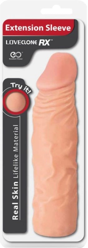 Excellent Power Loveclone RX Extension Sleeve - Penis Sleeves and Extenders