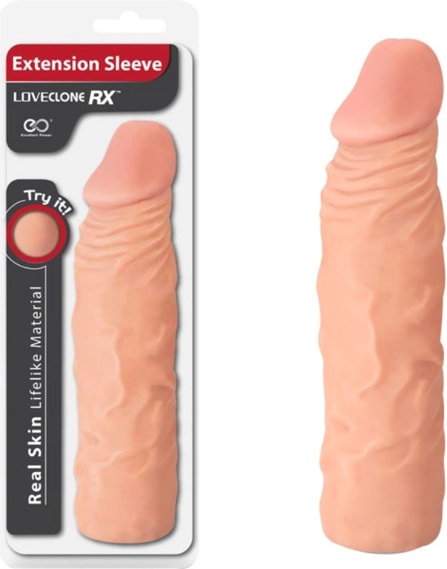 Excellent Power Loveclone RX Extension Sleeve - - Penis Sleeves and Extenders