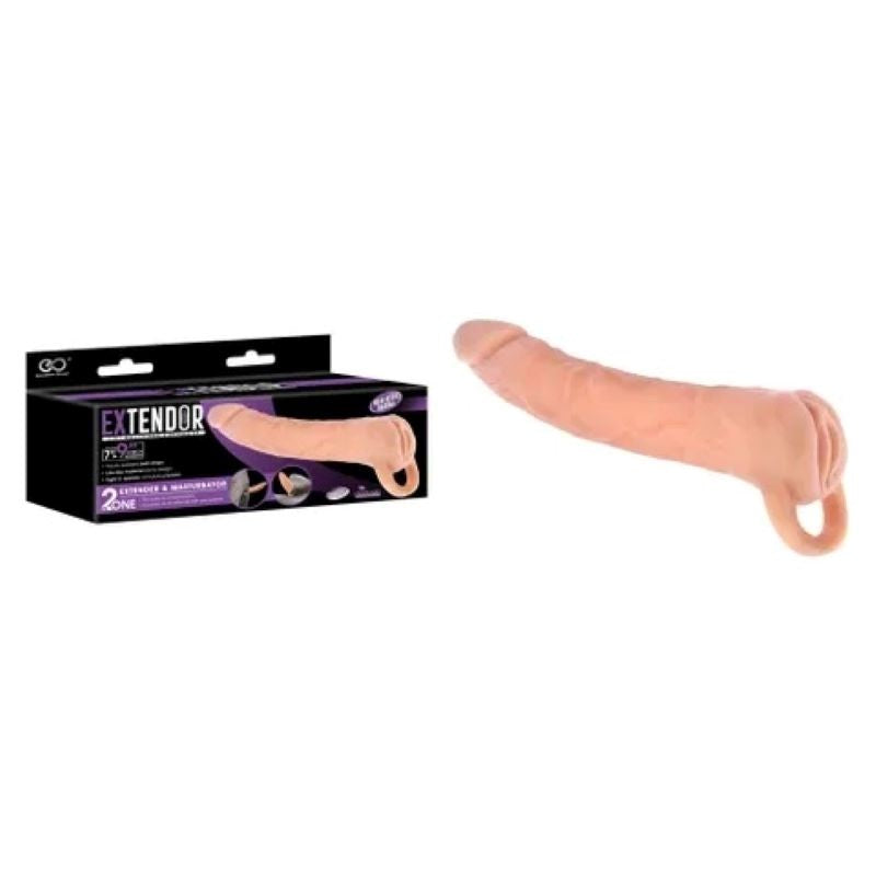 Extendor 2-in-1 Penis Extender & Masturbator - - Penis Sleeves and Extenders