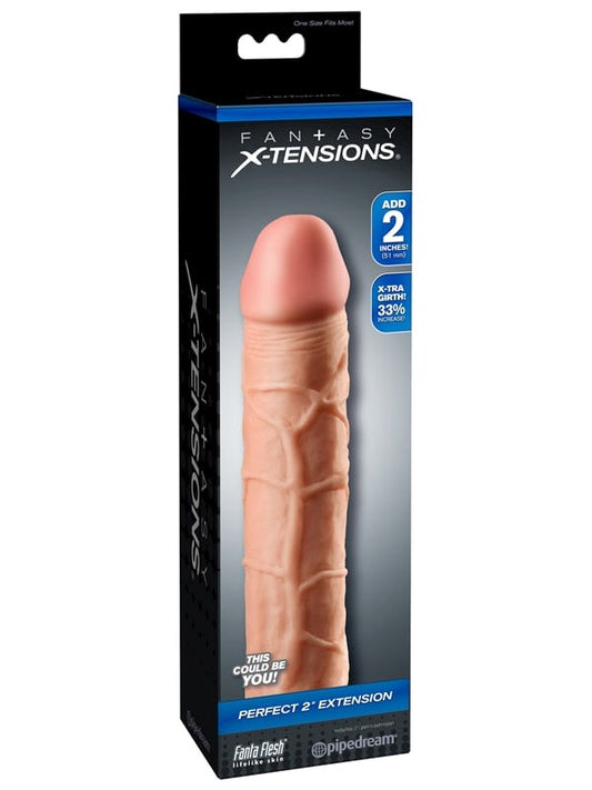 Fantasy X-tensions Perfect 2 inch Penis Extension - Pumps, Extenders and Sleeves