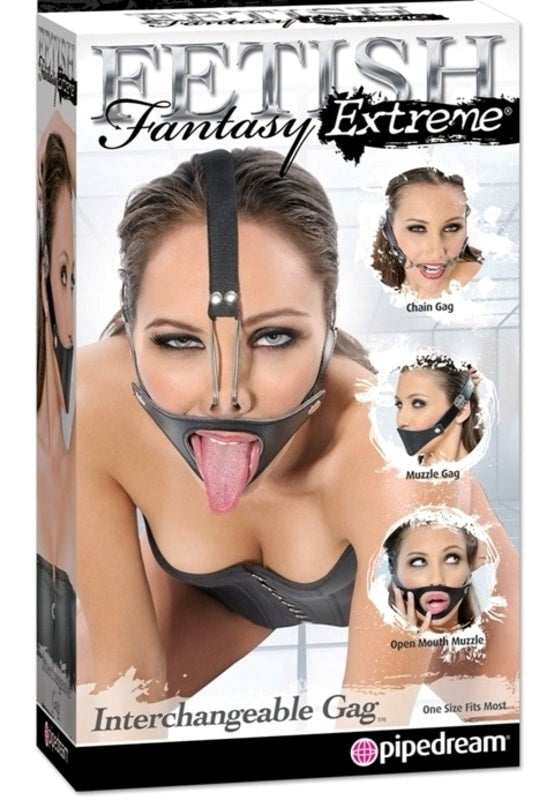 Fetish Fantasy Extreme Interchangeable Gag - - Bondage Gags and Bits