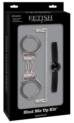 Fetish Fantasy Limited Edition Shut Me Up Bondage Kit - Bondage Gags and Bits