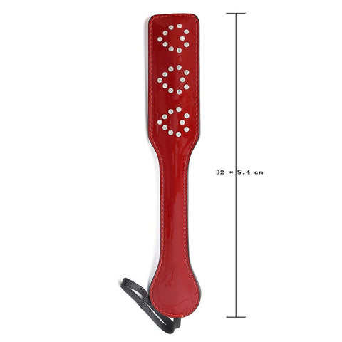 French Dungeon Diamond Heart Spanking Paddle - Paddles And Slappers