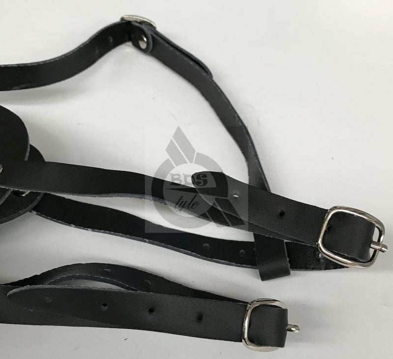 Head Harness Blindfold & Ball Gag Light - - Bondage Gags and Bits