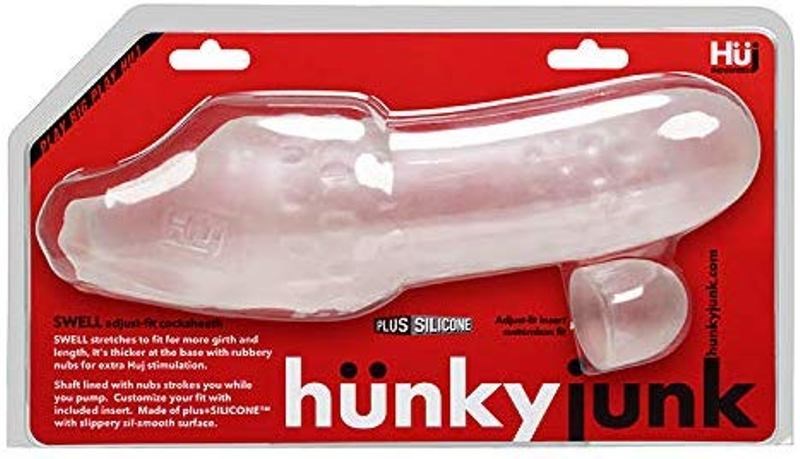 Hunkyjunk SWELL Adjustfit Cocksheath - - Penis Sleeves and Extenders