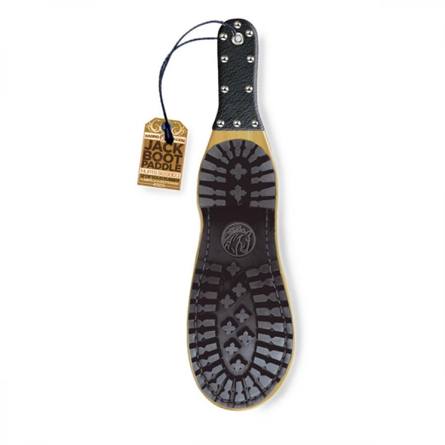 Jack Boot BDSM Play Paddle 12 Inch Large - - Paddles And Slappers