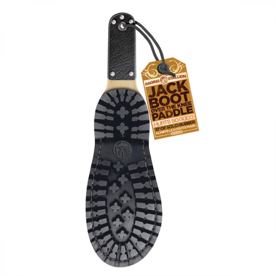 Jack Boot BDSM Play Paddle 12 Inch Large - - Paddles And Slappers