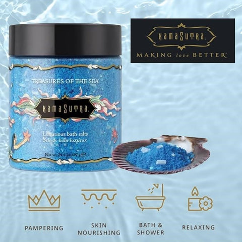 Kama Sutra Luxury Bathing Salts Treasures Of The Sea - Bath and Intimate Fragrances