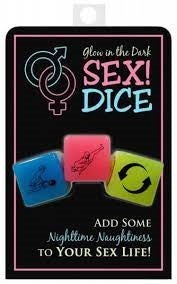 Kheper Glow-in-the-Dark SEX! Dice Game - Sex Games, Coupons and Tricks