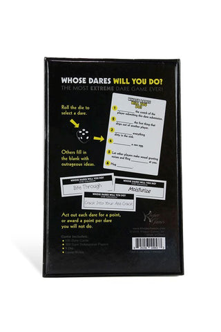 Kheper Whose Dares Will You Do Adult Game - Sex Games, Coupons and Tricks