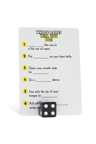 Kheper Whose Dares Will You Do Adult Game - Sex Games, Coupons and Tricks