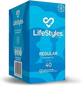 LifeStyles Healthcare Regular 40 Pack Condoms - - Condoms