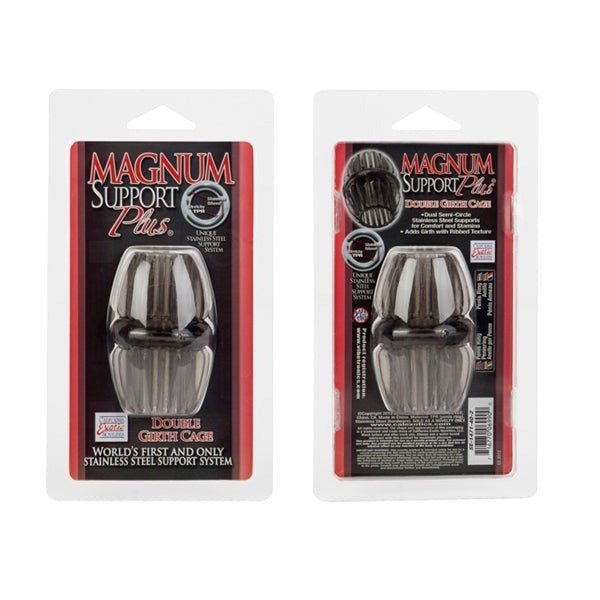 Magnum Double Girth Cock Cage - - Penis Sleeves and Extenders