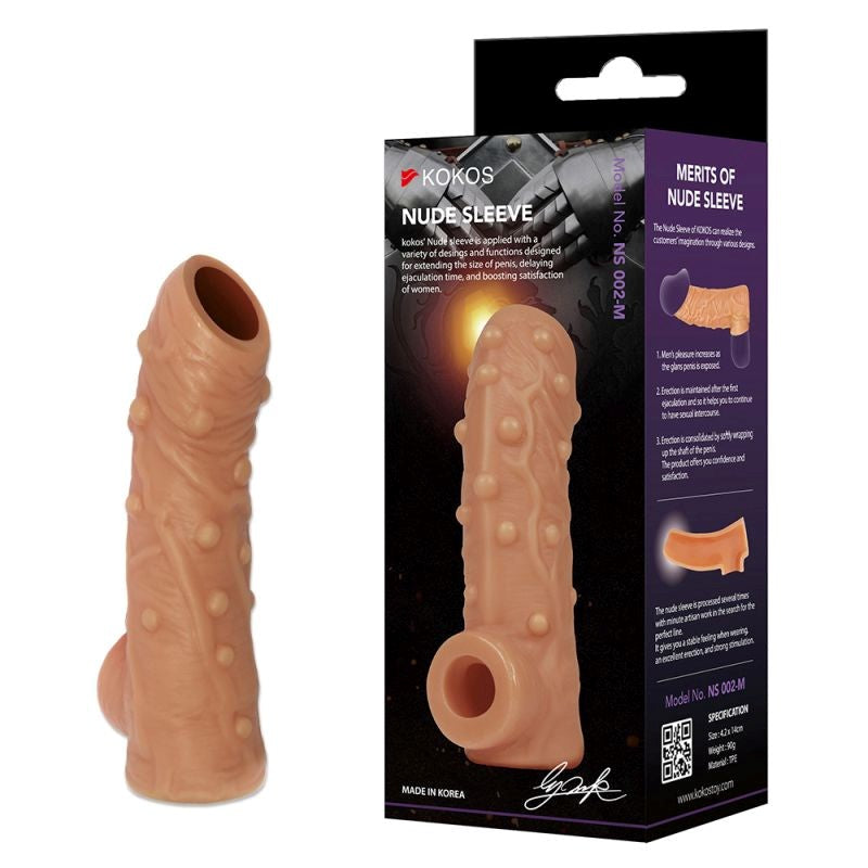 Kokos Nude Male Penis Extension Sleeve 2 - - Penis Sleeves and Extenders