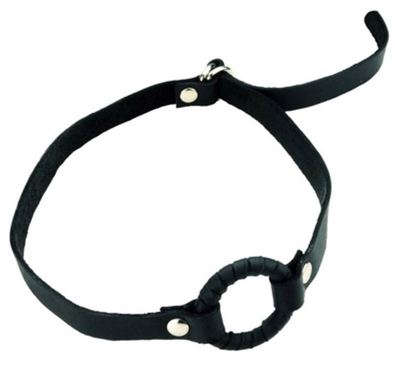 O-Ring Gag With D-Ring Closure - - Bondage Gags and Bits