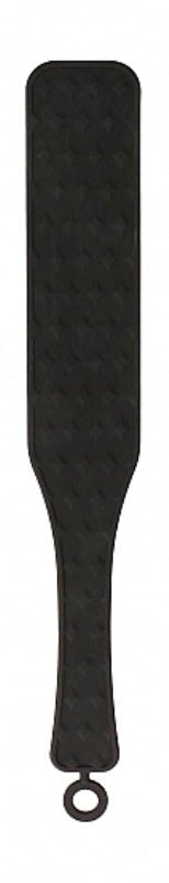 OUCH! Silicone Textured Paddle Black - - Paddles And Slappers