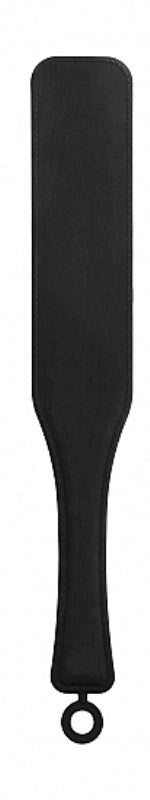 OUCH! Silicone Textured Paddle Black - - Paddles And Slappers