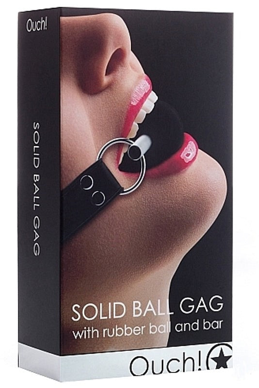 Ouch! Solid Ball Gag - - Bondage Gags and Bits