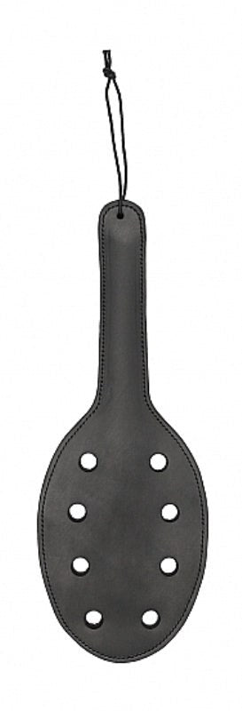 Pain Saddle Leather Paddle with 8 Holes - - Paddles And Slappers