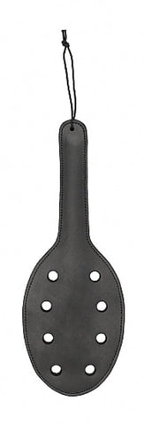 Pain Saddle Leather Paddle with 8 Holes - Paddles And Slappers