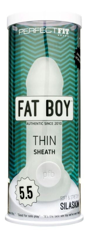 Perfect Fit Fat Boy Thin Clear - Penis Sleeves and Extenders