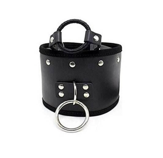 Posture Collar & O Ring Gag Heavy - Bondage Gags and Bits