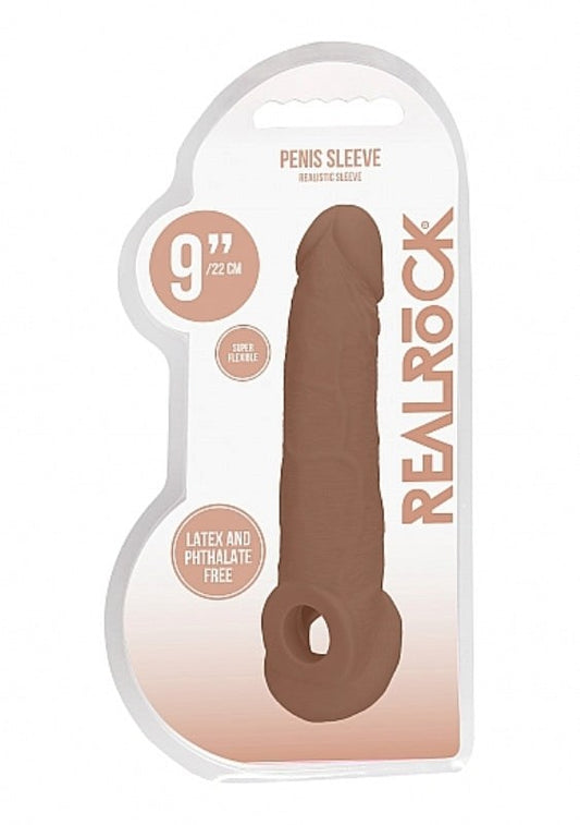 Realrock Skin Penis Sleeve 9 inch - Penis Sleeves and Extenders