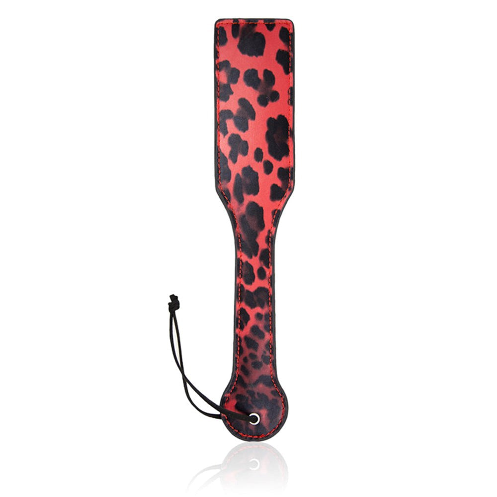 Red Leopard Paddle - - Paddles And Slappers