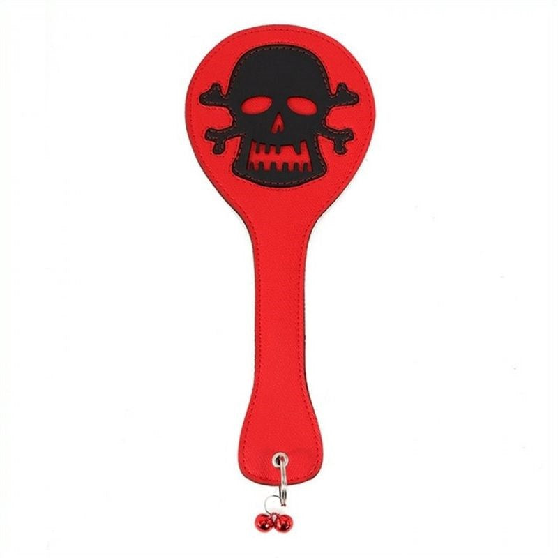 Round Paddle With Skull - - Paddles And Slappers