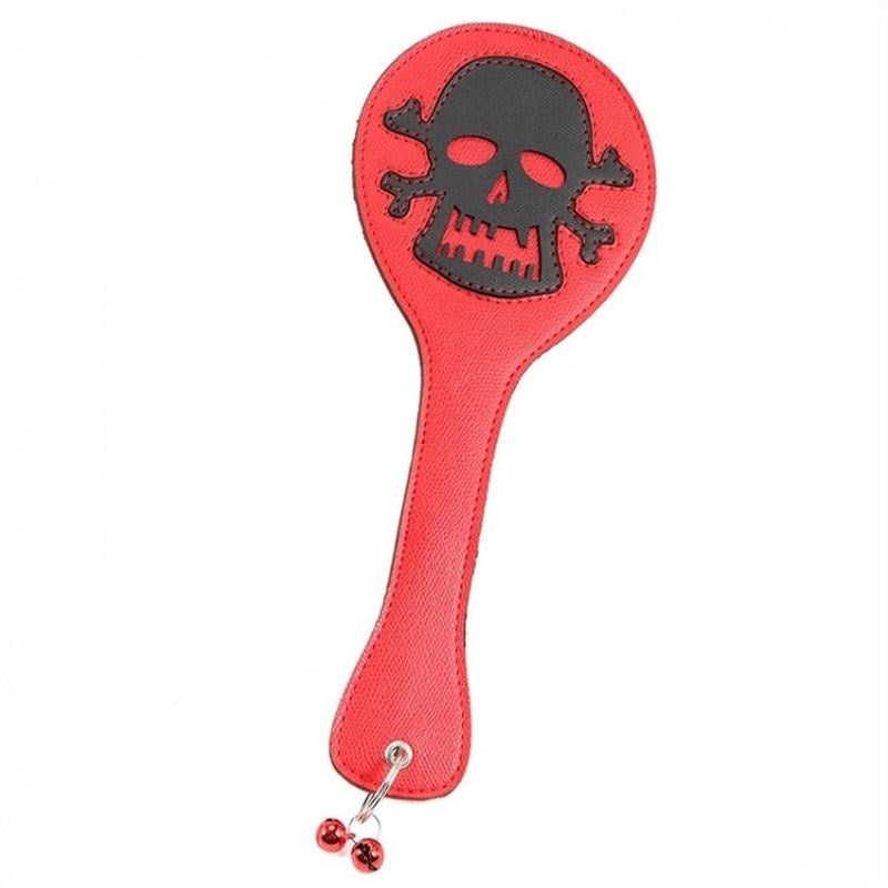 Round Paddle With Skull - - Paddles And Slappers