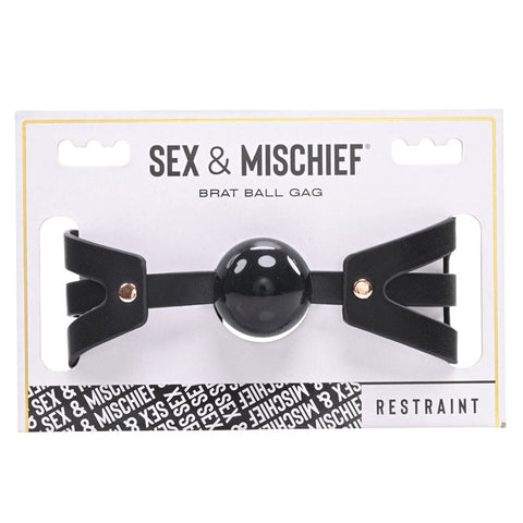 S&M Brat Ball Gag - Bondage Gags and Bits