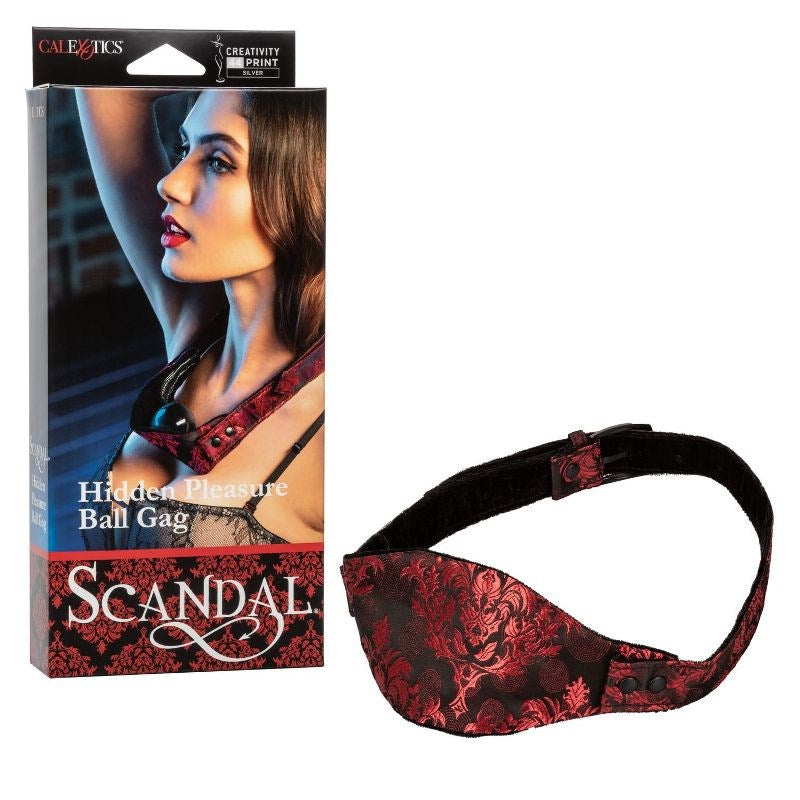 Scandal Hidden Pleasure Ball Gag - - Bondage Gags and Bits