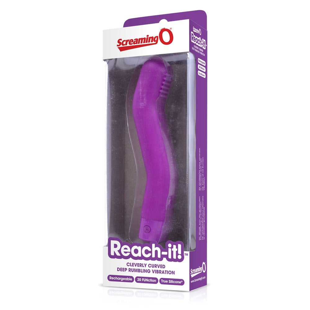 Screaming O Charged Reach-it G-Spot Vibrator Purple (6 Pack) - - G-Spot Vibrators