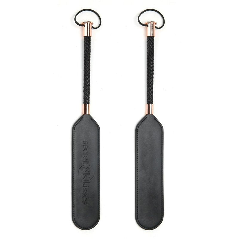 Secret Kisses Faux Leather Paddle - Paddles And Slappers