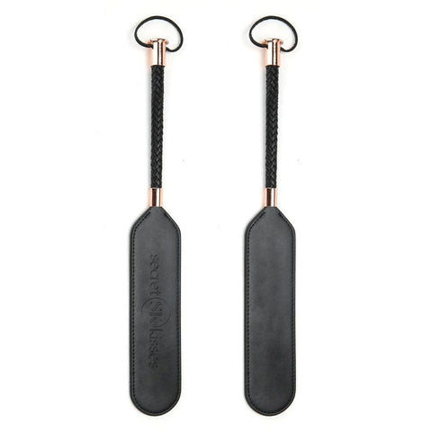Secret Kisses Faux Leather Paddle - Paddles And Slappers