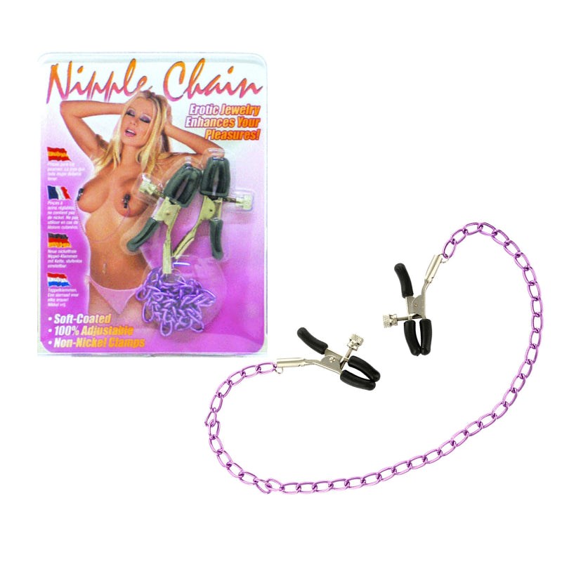 Seven Creations Metal Nipple Chain - - Nipple and Clit Clamps