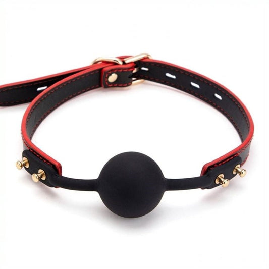 Silicone Ball Bondage Gag - Bondage Gags and Bits