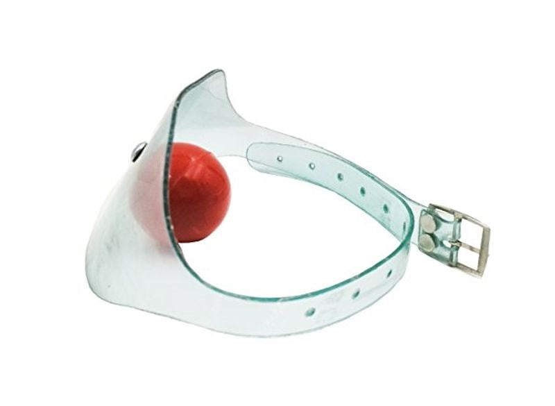 Transparent String Mouth Red Ball Gag - - Bondage Gags and Bits