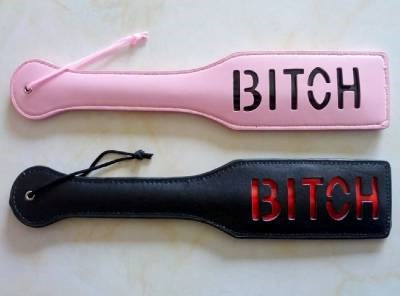 Twisted Knuckle Paddle with BITCH inlayed - Paddles And Slappers