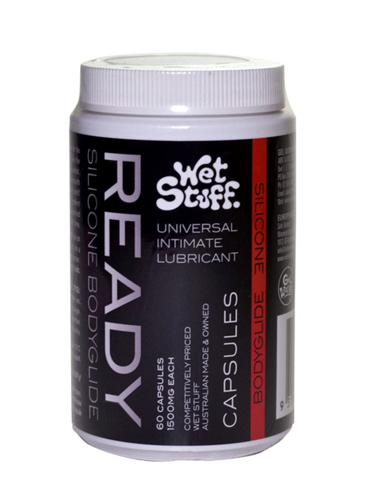 Wet Stuff Ready Silicone Bodyglide 60 Capsules Jar - Silicone Based Lubes