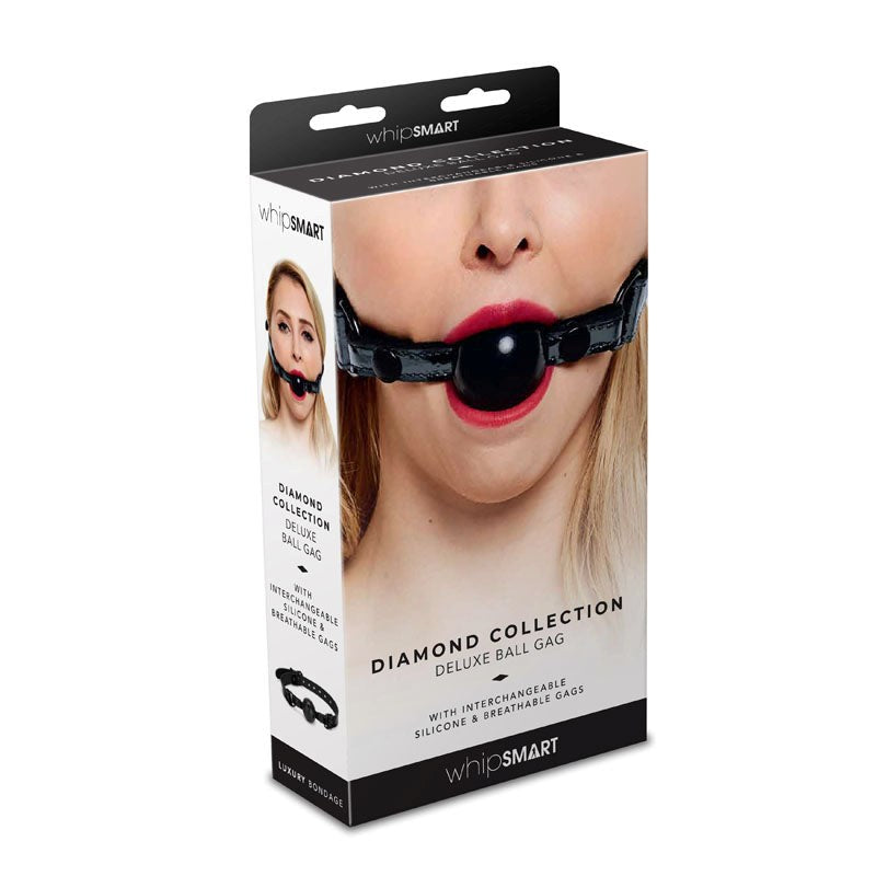 WhipSmart Diamond Ball Gag - - Bondage Gags and Bits