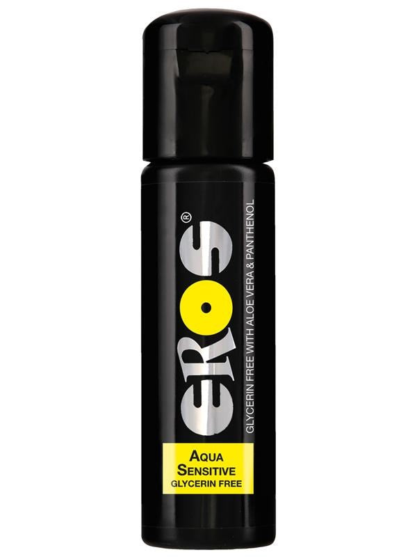 EROS Aqua Sensitive Glycerin Free Lubricant 100ml - Water Based Lubes