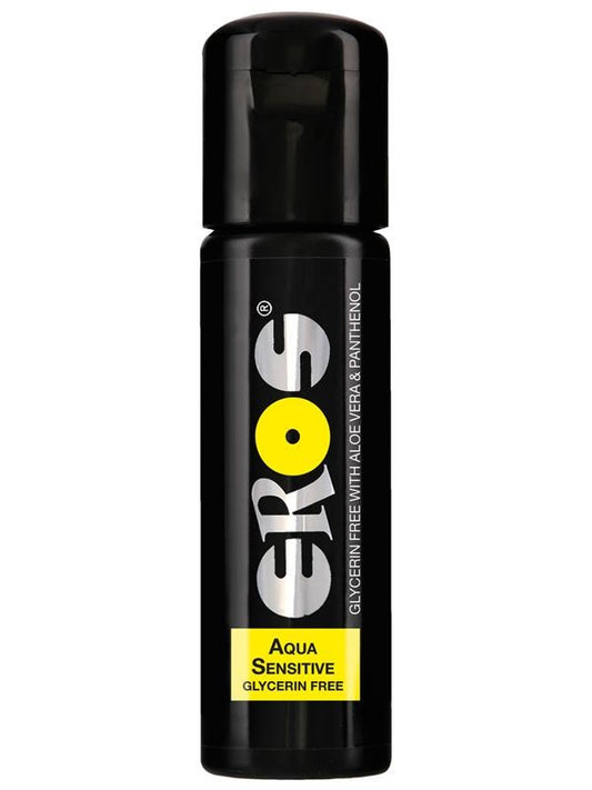 EROS Aqua Sensitive Glycerin Free Lubricant 100ml - Water Based Lubes