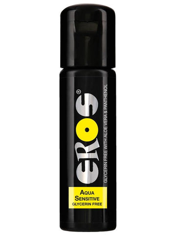 EROS Aqua Sensitive Glycerin Free Lubricant 100ml - Water Based Lubes